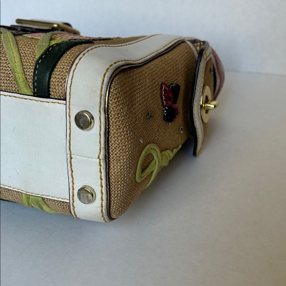 COACH limited edition vintage Cream and Tan Women's satchel bag - Picture 8 of 16